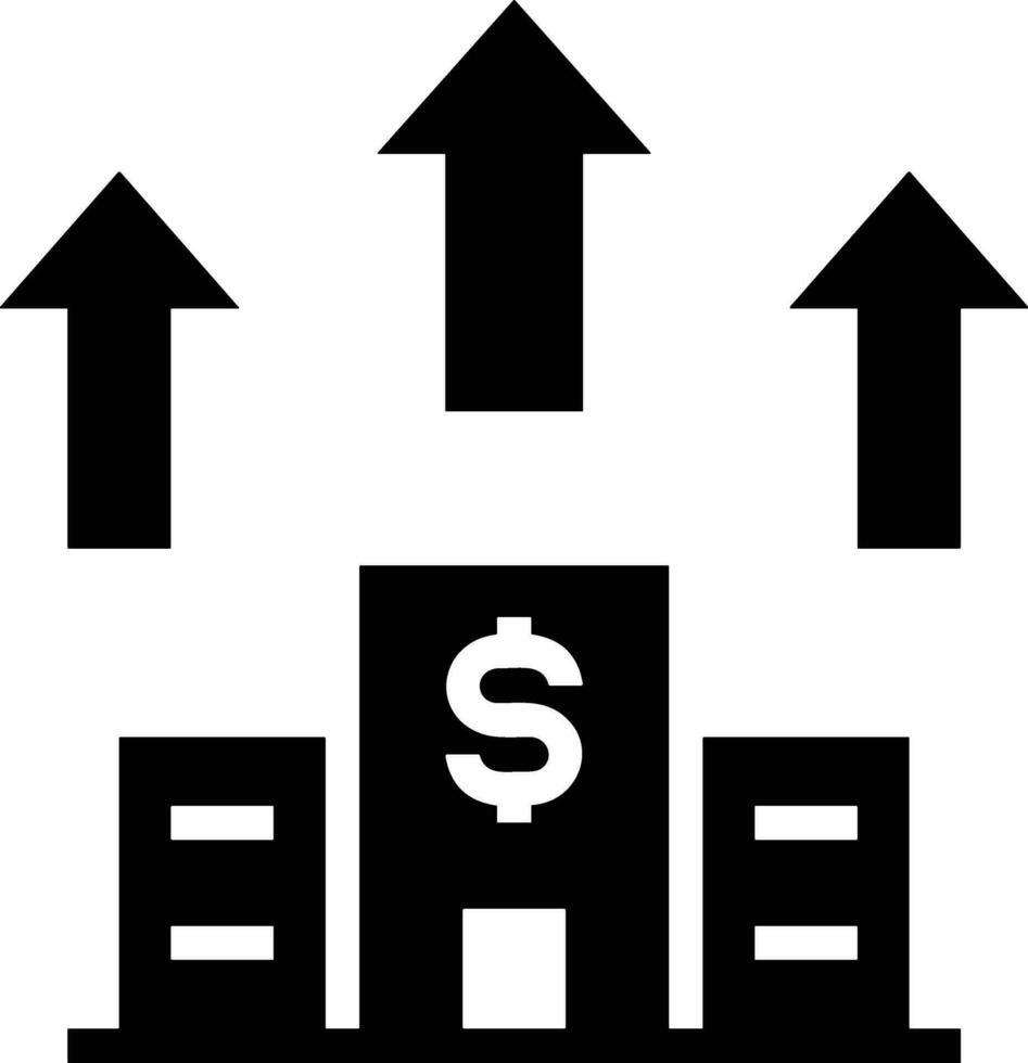 banque la finance icône symbole vecteur image. illustration de le devise échange investissement financier économie banque conception image