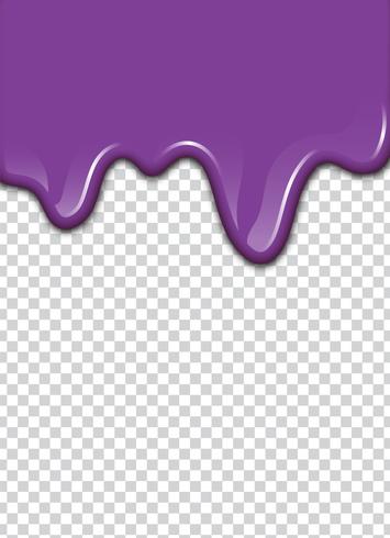 splash vector violet avec fond de transparence