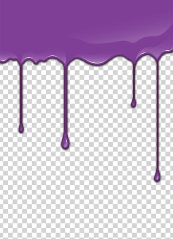 splash vector violet avec fond de transparence