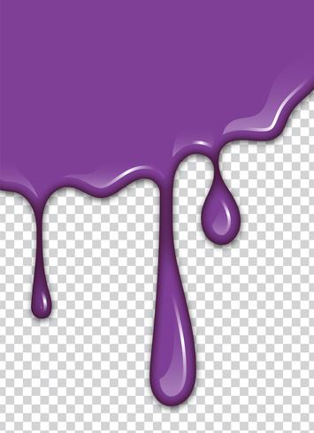 splash vector violet avec fond de transparence