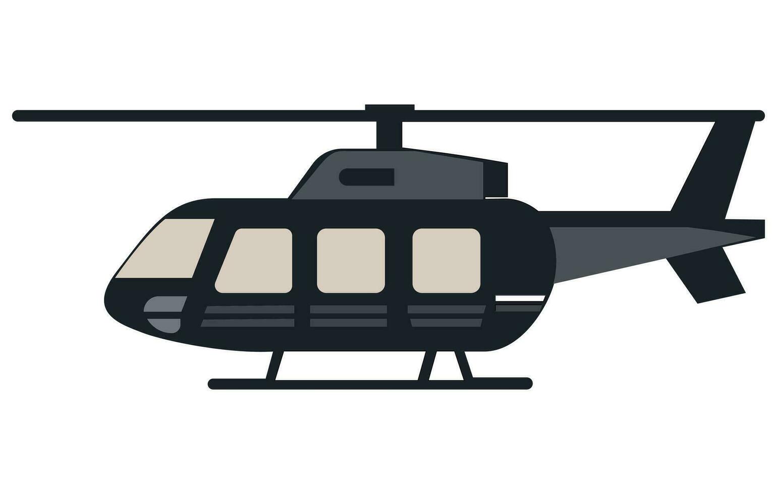 des hélicoptères avions illustration, en volant coloré les hachoirs, air transport plat vecteur illustration