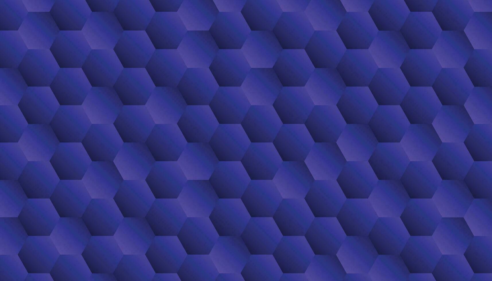 violet Contexte avec une modèle de hexagones vecteur