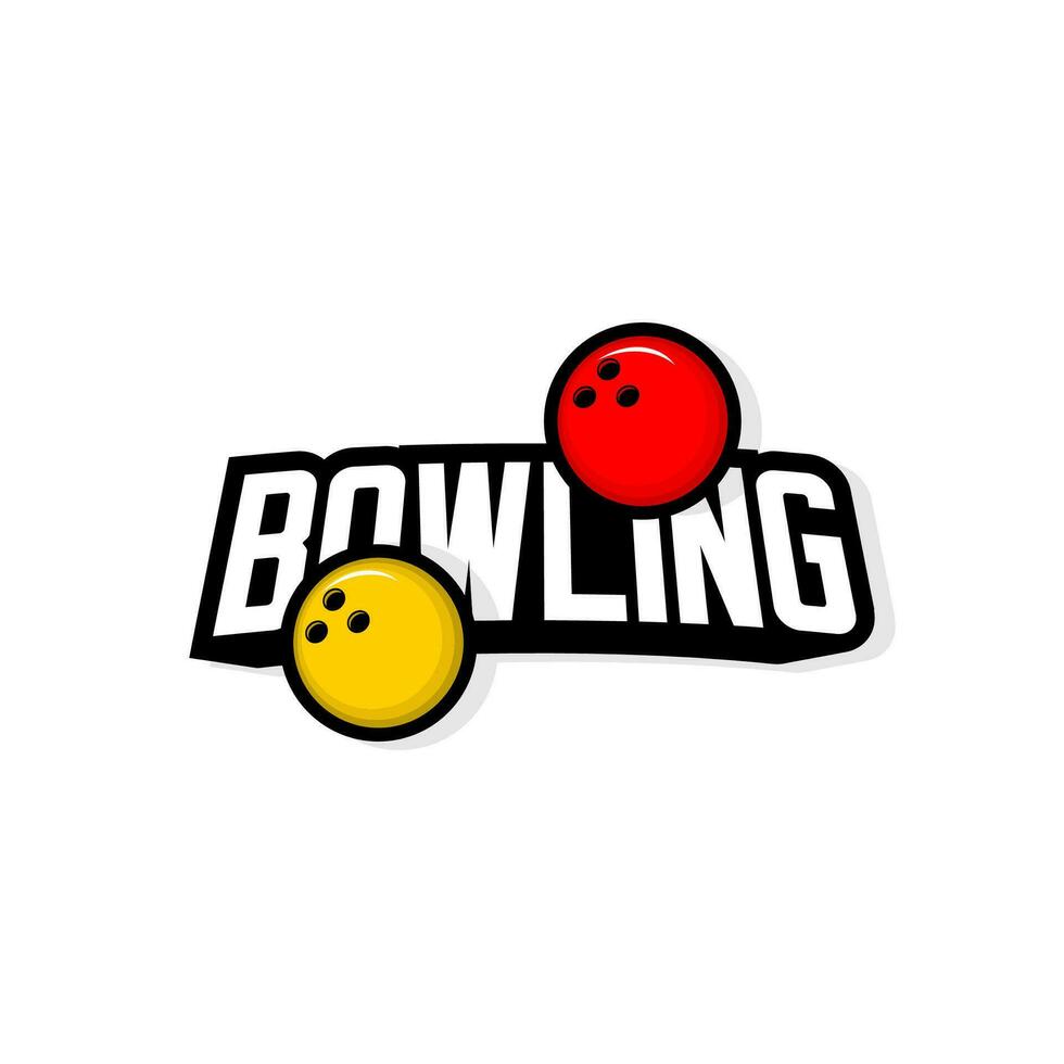 bowling des balles vecteur