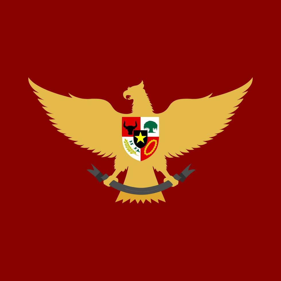 indonésien Etat symbole vecteur