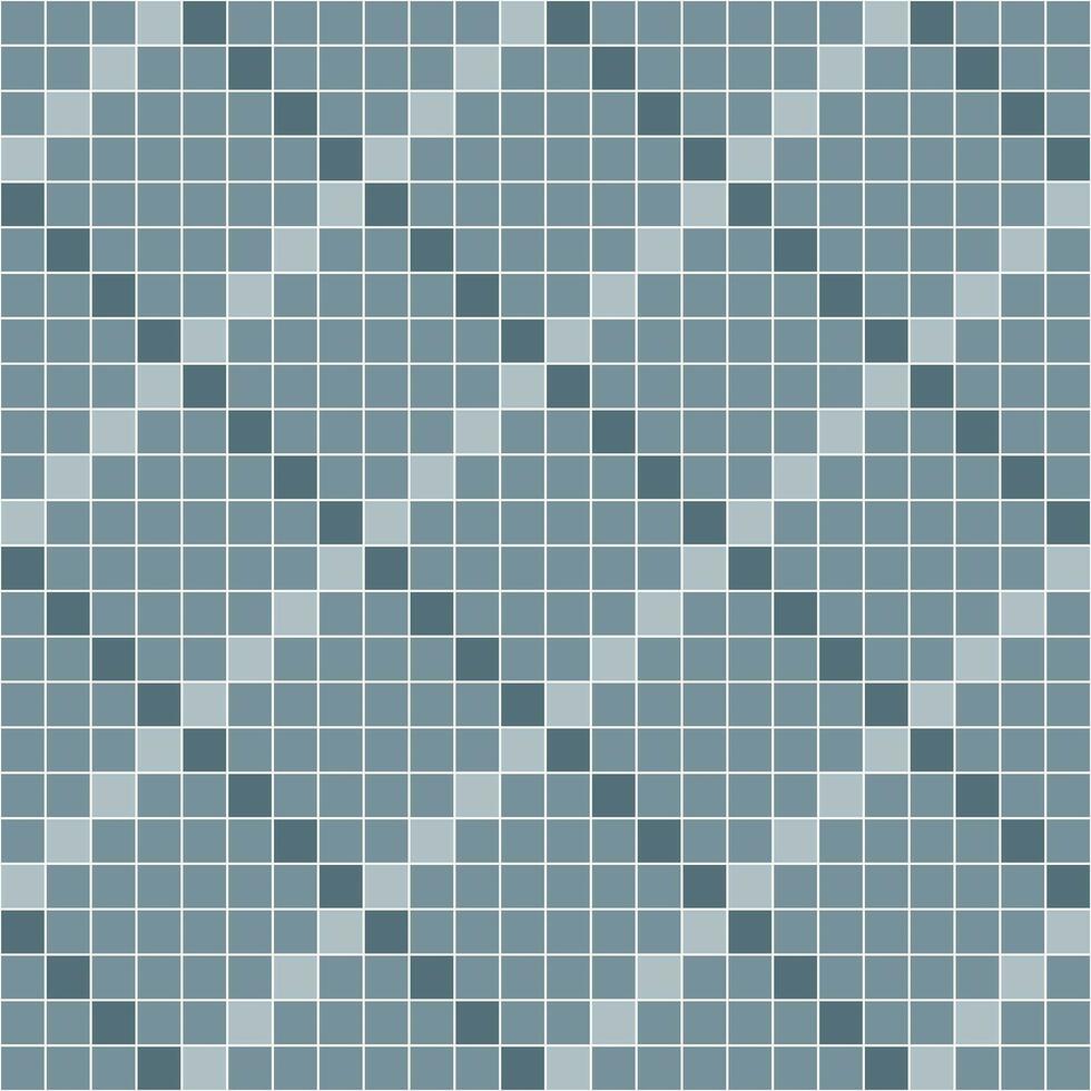 gris tuile arrière-plan, mosaïque tuile arrière-plan, tuile arrière-plan, sans couture modèle, mosaïque sans couture modèle, mosaïque carrelage texture ou Contexte. salle de bains mur carrelage, nager bassin carrelage. vecteur