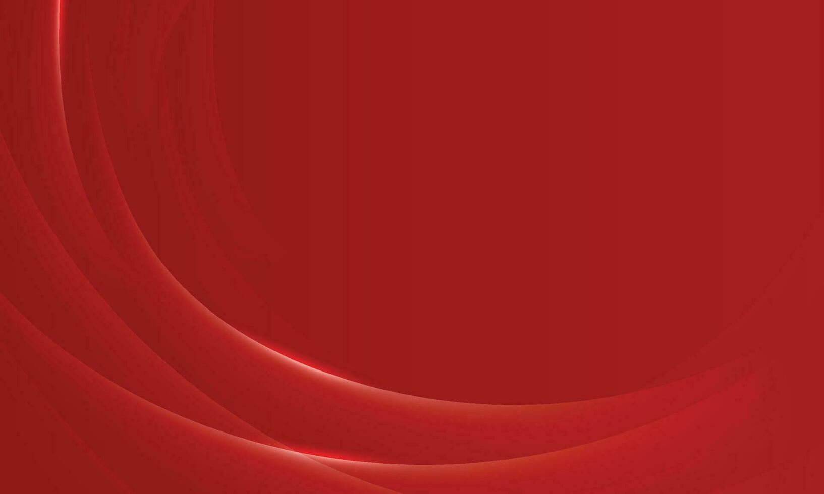 vecteur abstrait moderne vague bannière rouge Contexte