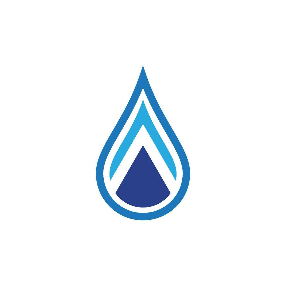 modèle de logo de goutte d'eau vecteur