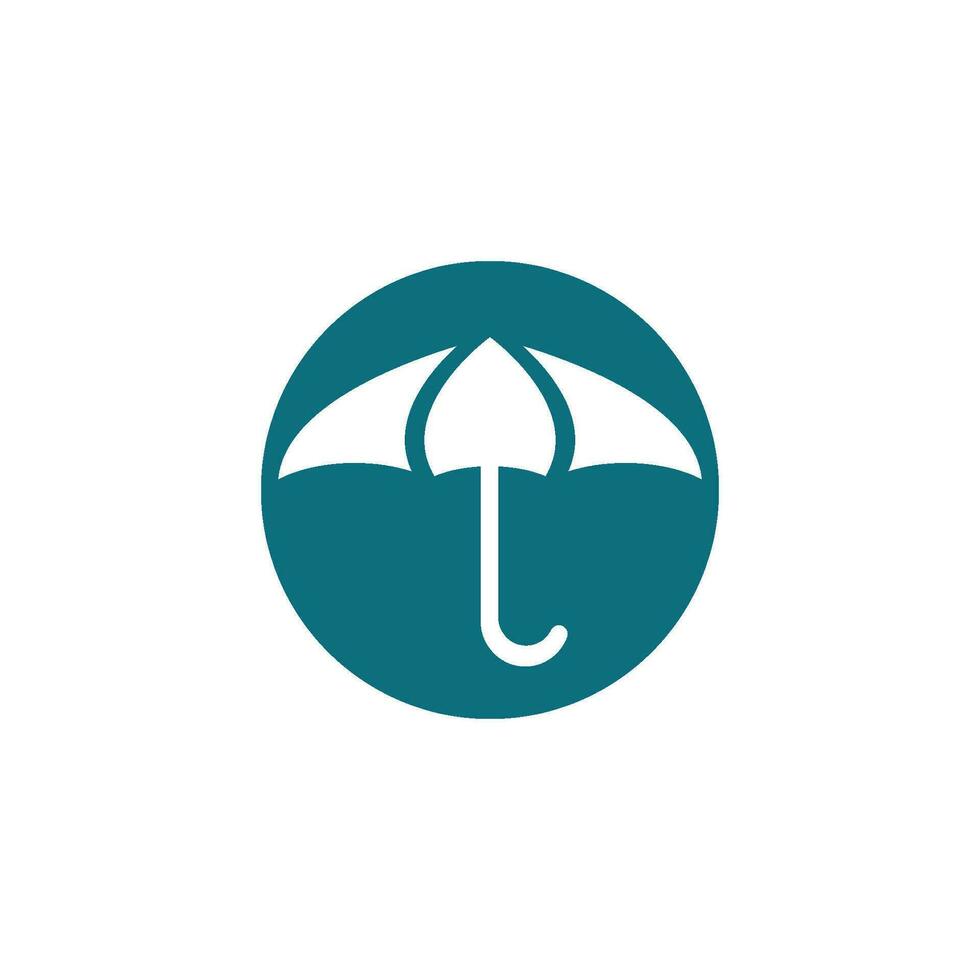 parapluie icône illustration vectorielle vecteur