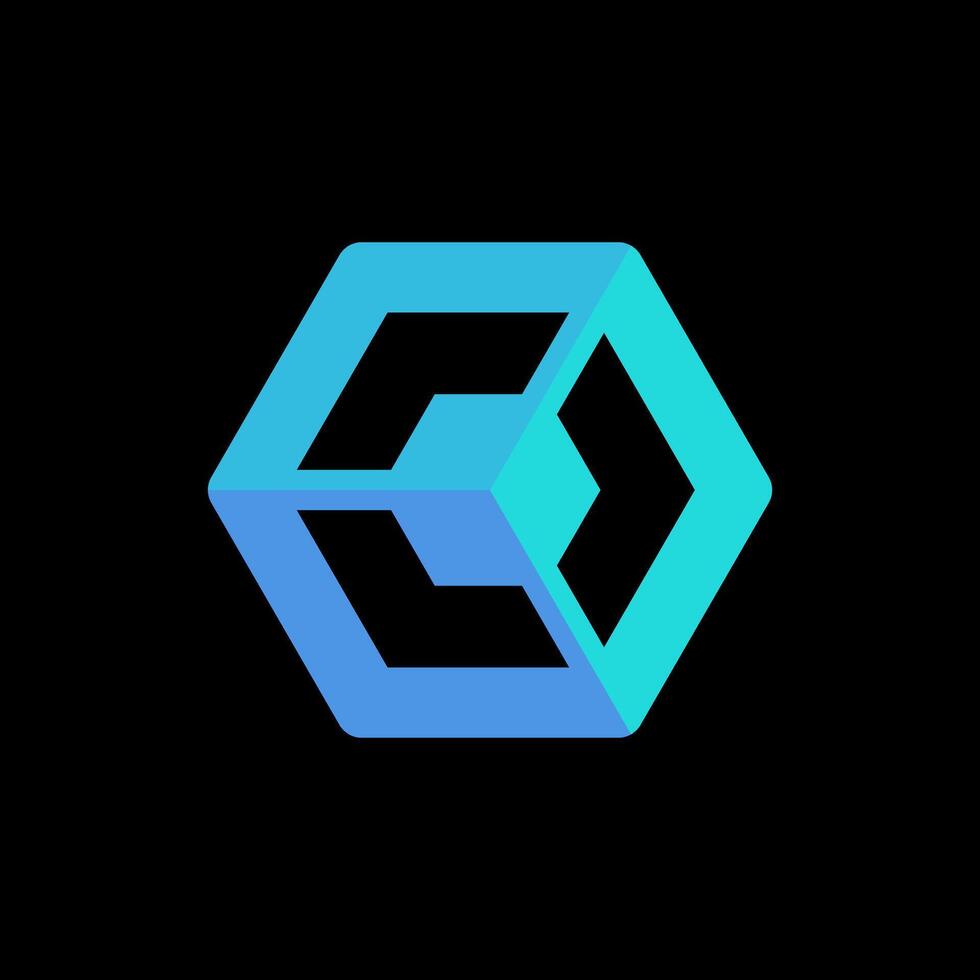 vecteur logo représentant blockchain La technologie