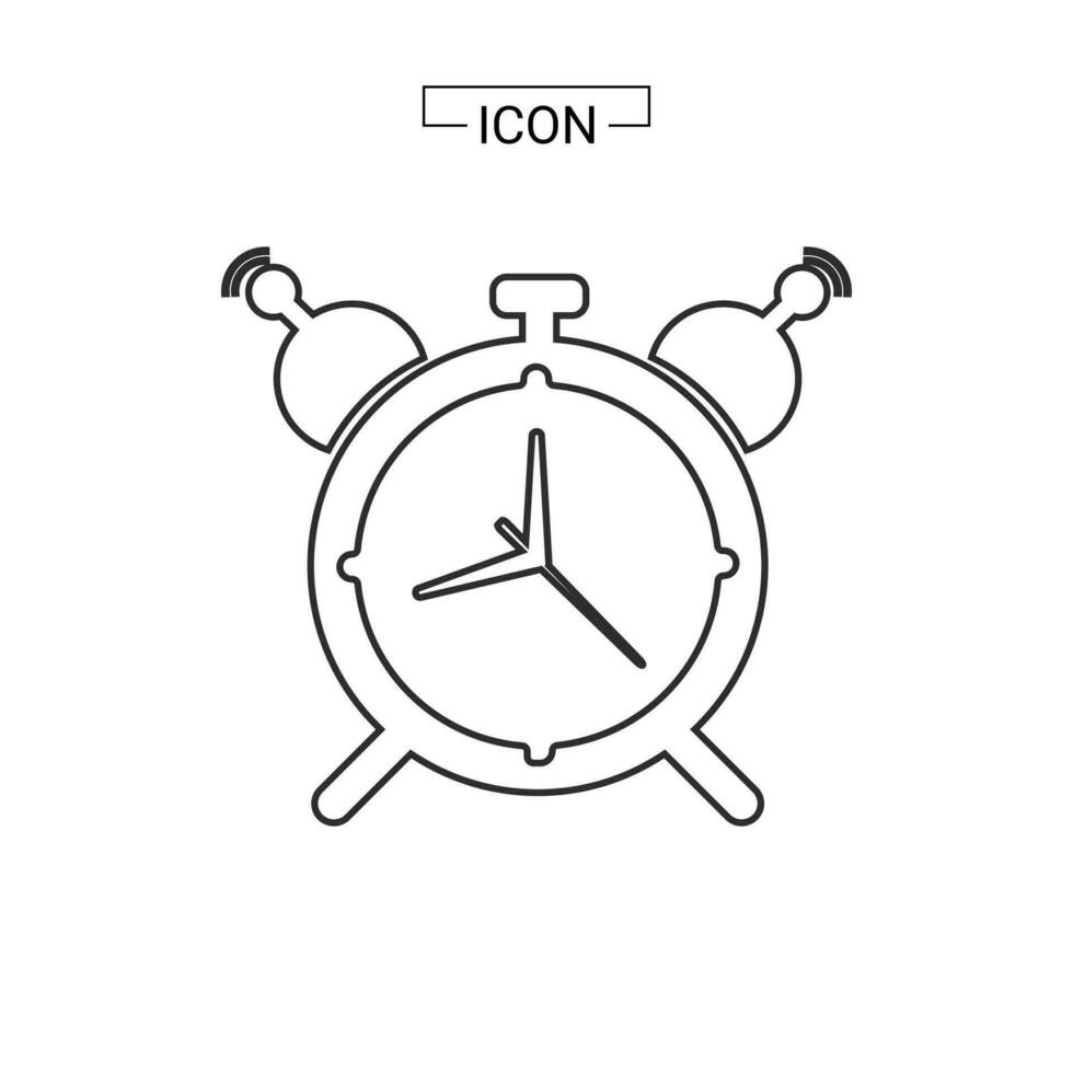 illustration vectorielle d'icône de réveil vecteur