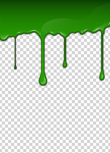 Liquide vert, éclaboussures et bavures. Illustration vectorielle de slime vecteur