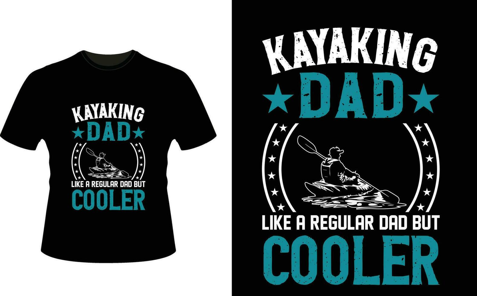 kayak papa comme une ordinaire papa mais glacière ou papa papa T-shirt conception ou père journée t chemise conception vecteur