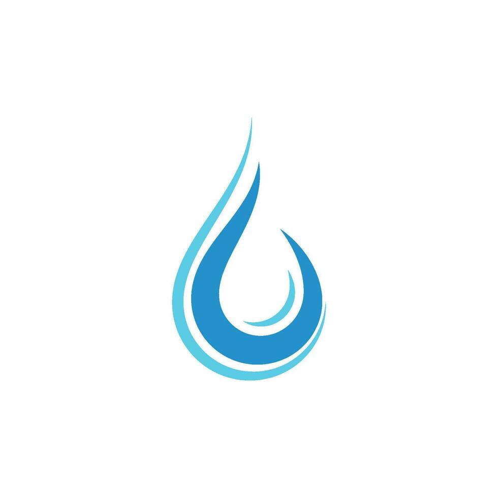 modèle de logo de goutte d'eau vecteur