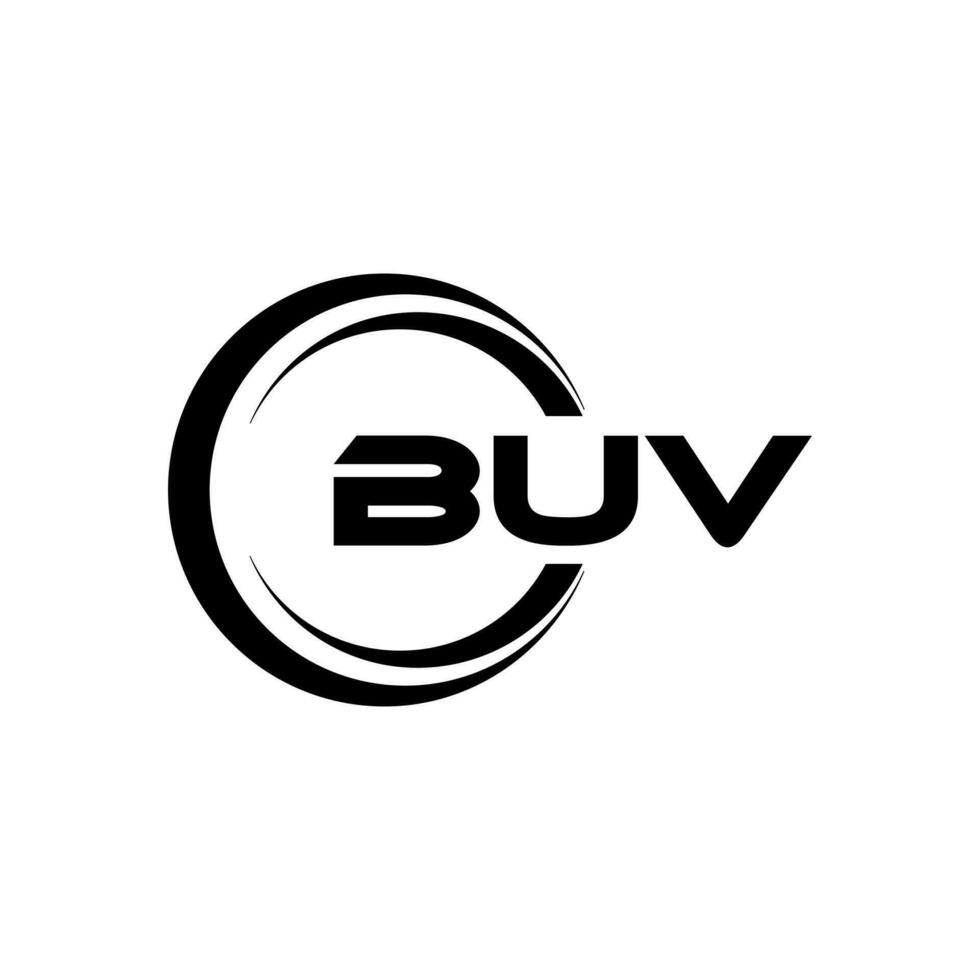 buv logo conception, inspiration pour une unique identité. moderne élégance et Créatif conception. filigrane votre Succès avec le frappant cette logo. vecteur