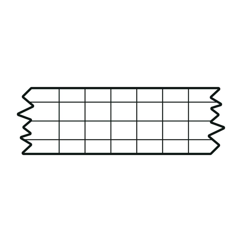 puant autocollant avec lignes vecteur