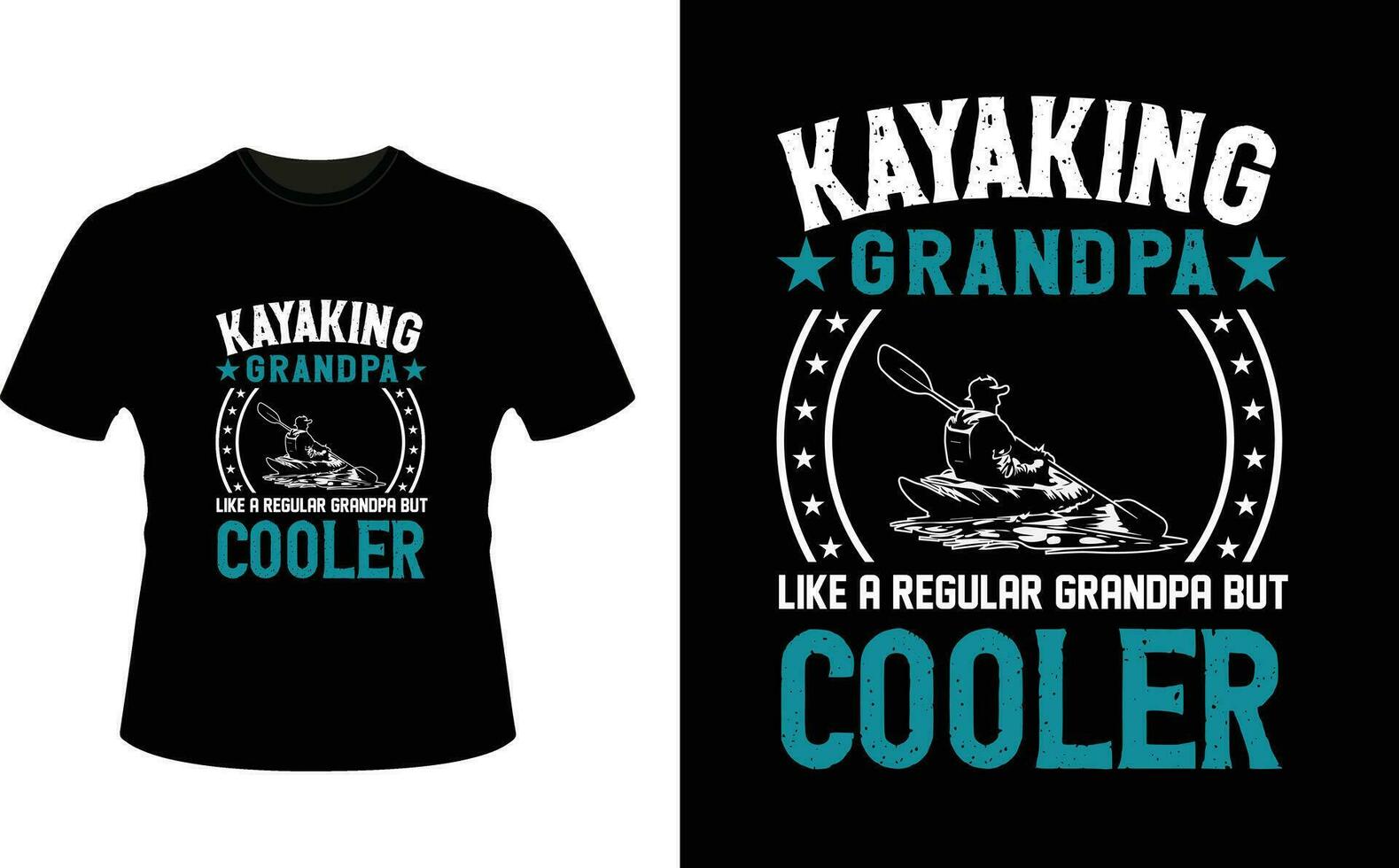 kayak grand-père comme une ordinaire grand-père mais glacière ou grand-père T-shirt conception ou grand-père journée t chemise conception vecteur