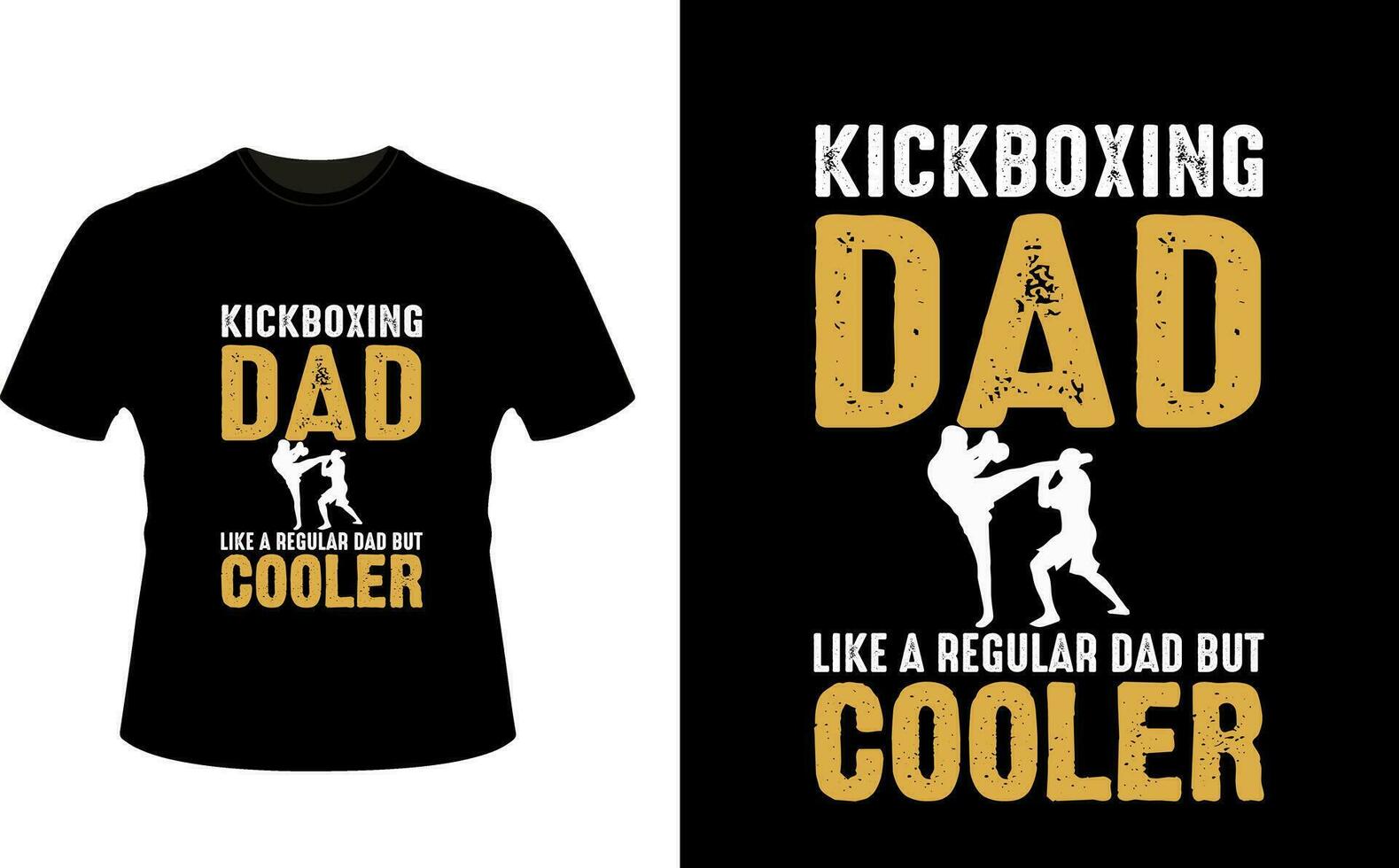 kickboxing papa comme une ordinaire papa mais glacière ou papa papa T-shirt conception ou père journée t chemise conception vecteur