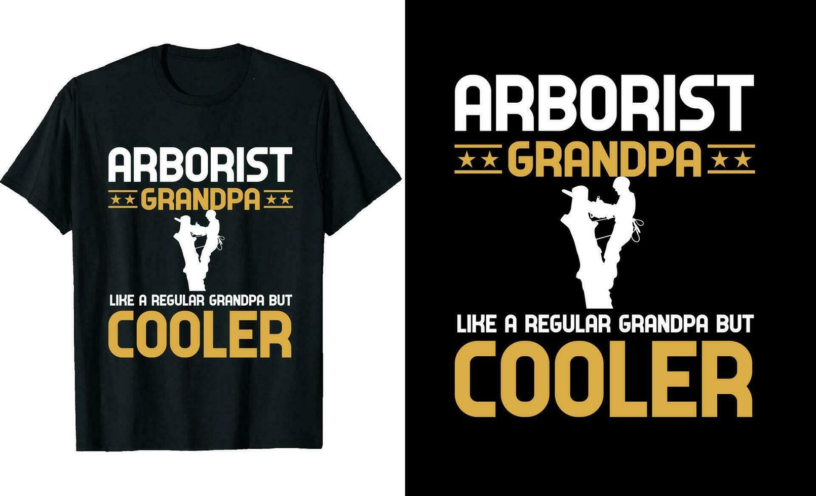 arboriste grand-père comme une ordinaire grand-père mais glacière ou grand-père T-shirt conception ou grand-père journée t chemise conception vecteur