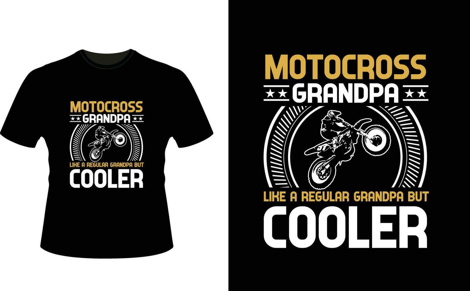 motocross ère grand-père comme une ordinaire grand-père mais glacière ou grand-père T-shirt conception ou grand-père journée t chemise conception vecteur