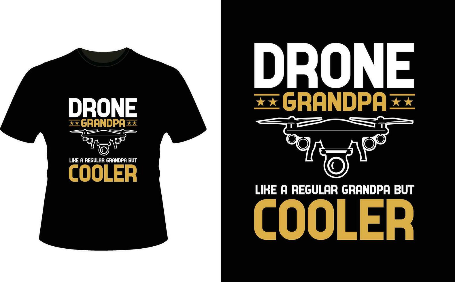 drone grand-père comme une ordinaire grand-père mais glacière ou grand-père T-shirt conception ou grand-père journée t chemise conception vecteur