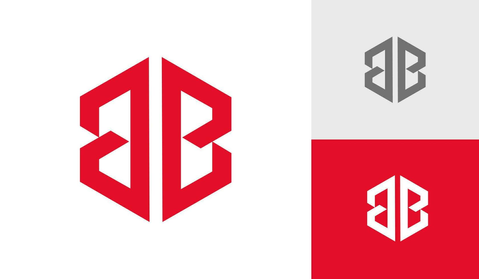 lettre ae initiale hexagone monogramme logo conception vecteur