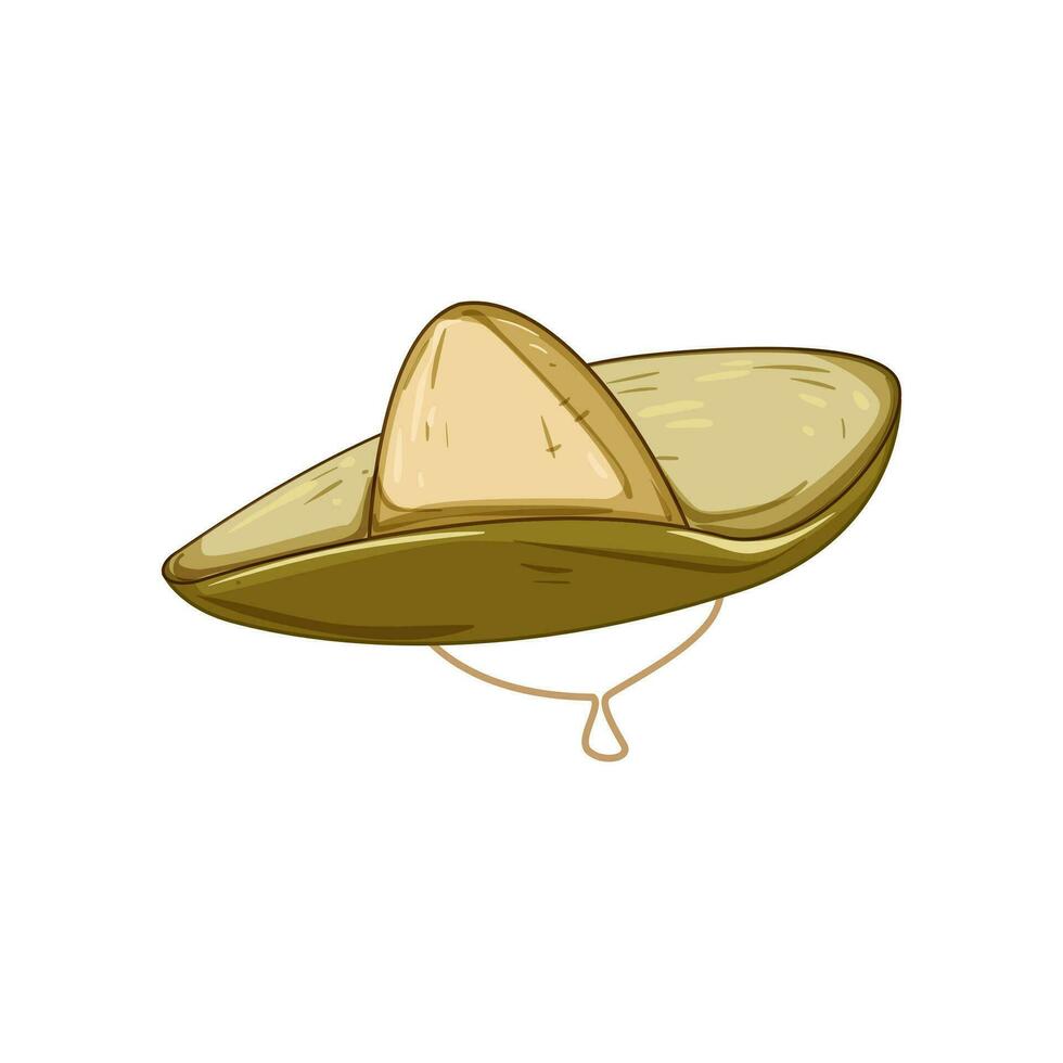 Mexique sombrero dessin animé vecteur illustration