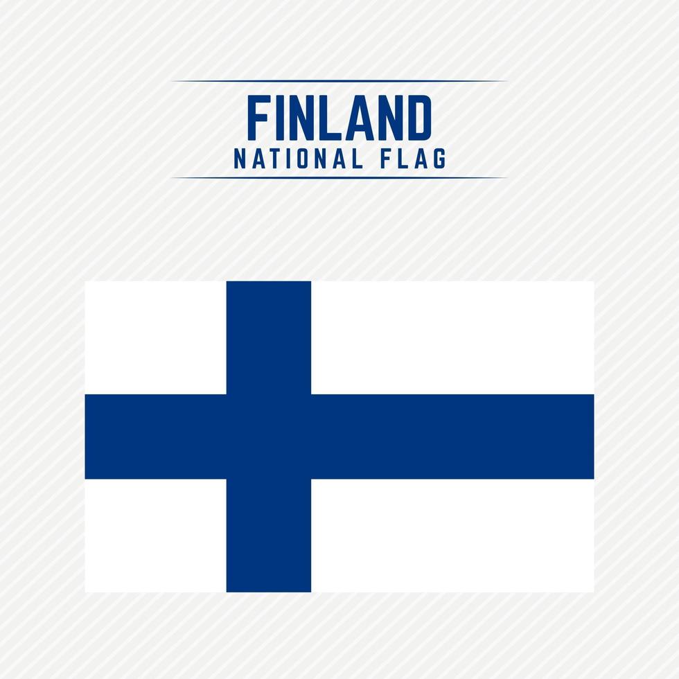 drapeau national de la Finlande vecteur