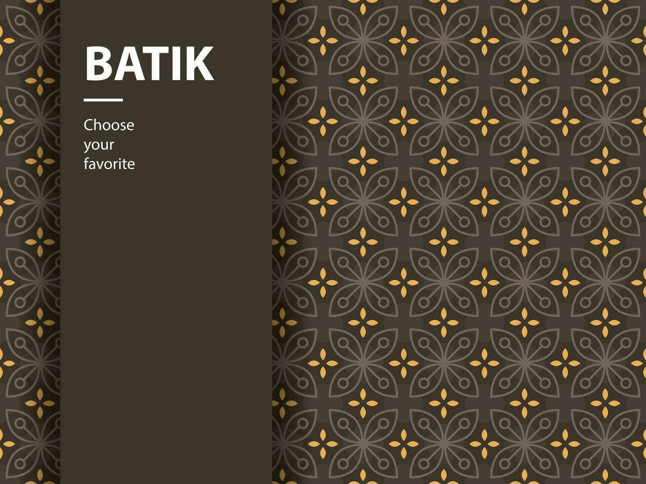 ethnique batik vecteur indonésien modèle sans couture ancien textile abstrait plat culture art