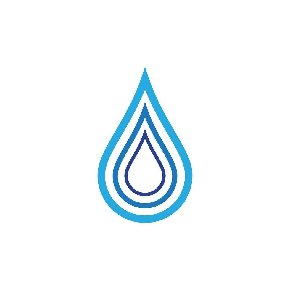 modèle de logo de goutte d'eau vecteur