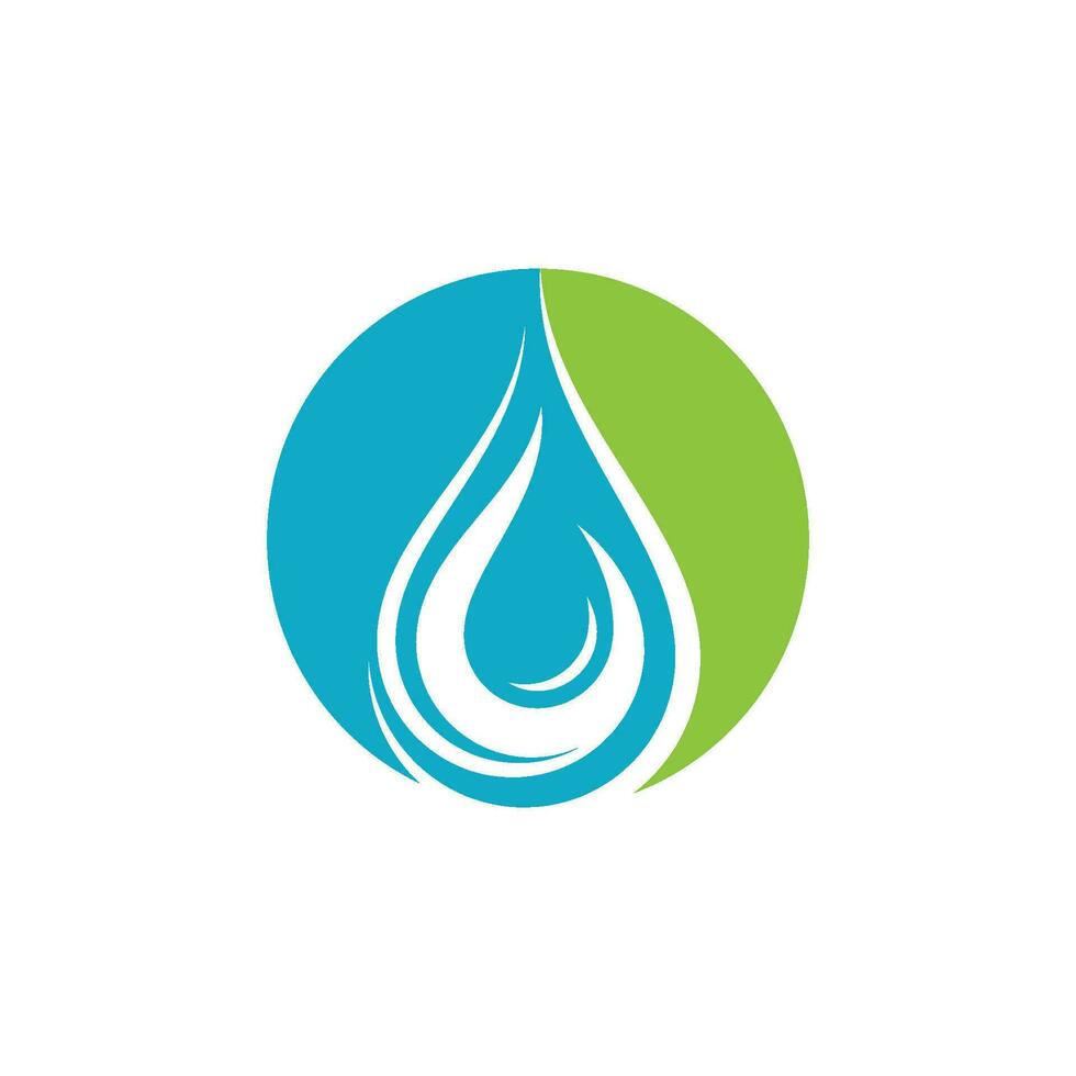 modèle de logo de goutte d'eau vecteur