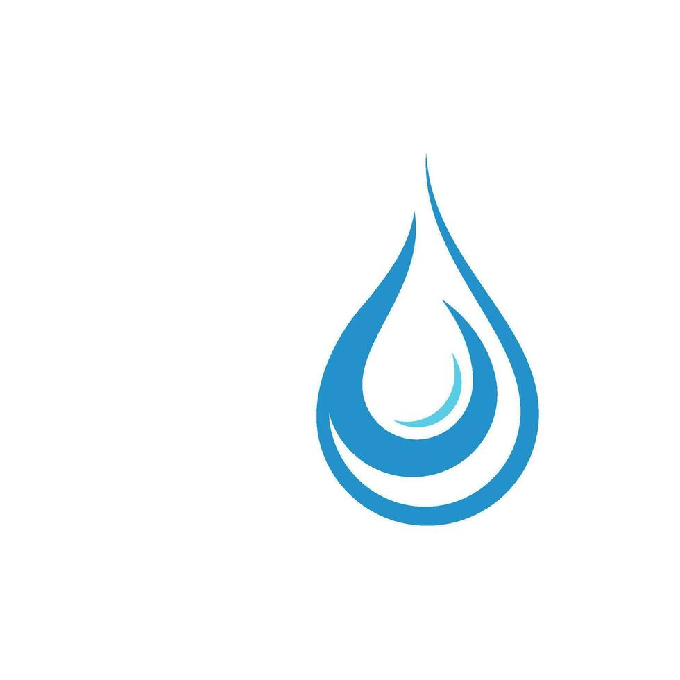 modèle de logo de goutte d'eau vecteur