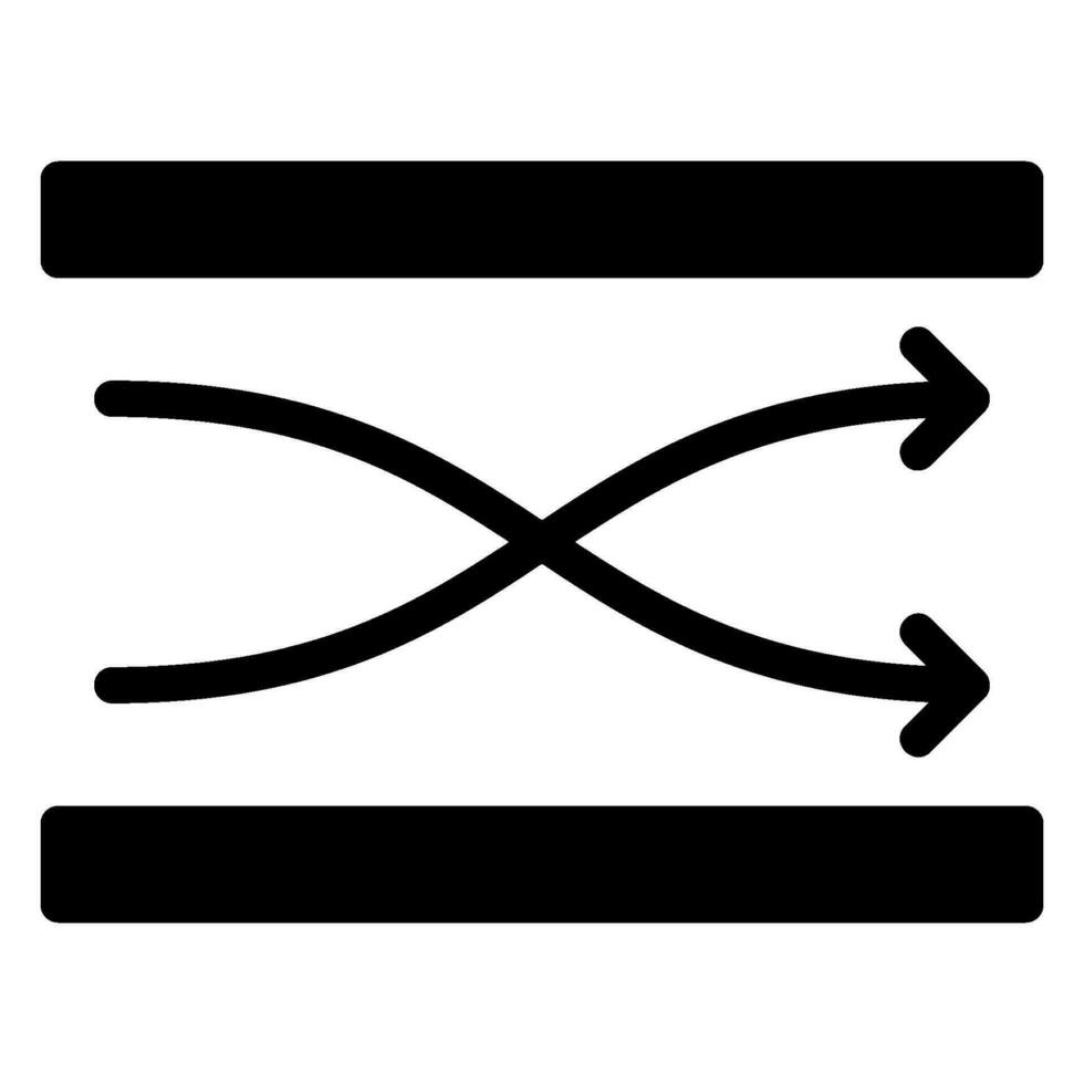 couler glyphe icône vecteur