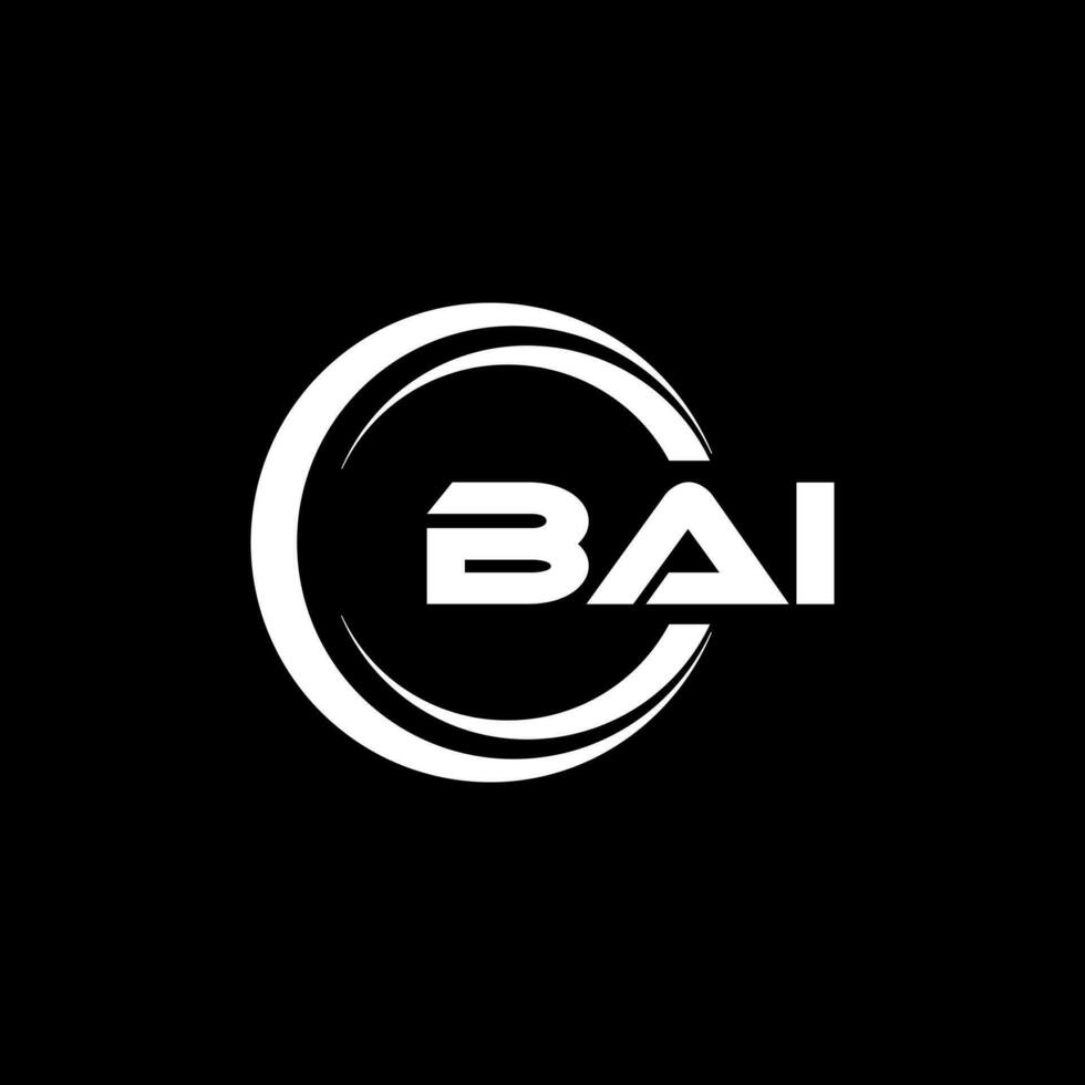 bai logo conception, inspiration pour une unique identité. moderne élégance et Créatif conception. filigrane votre Succès avec le frappant cette logo. vecteur