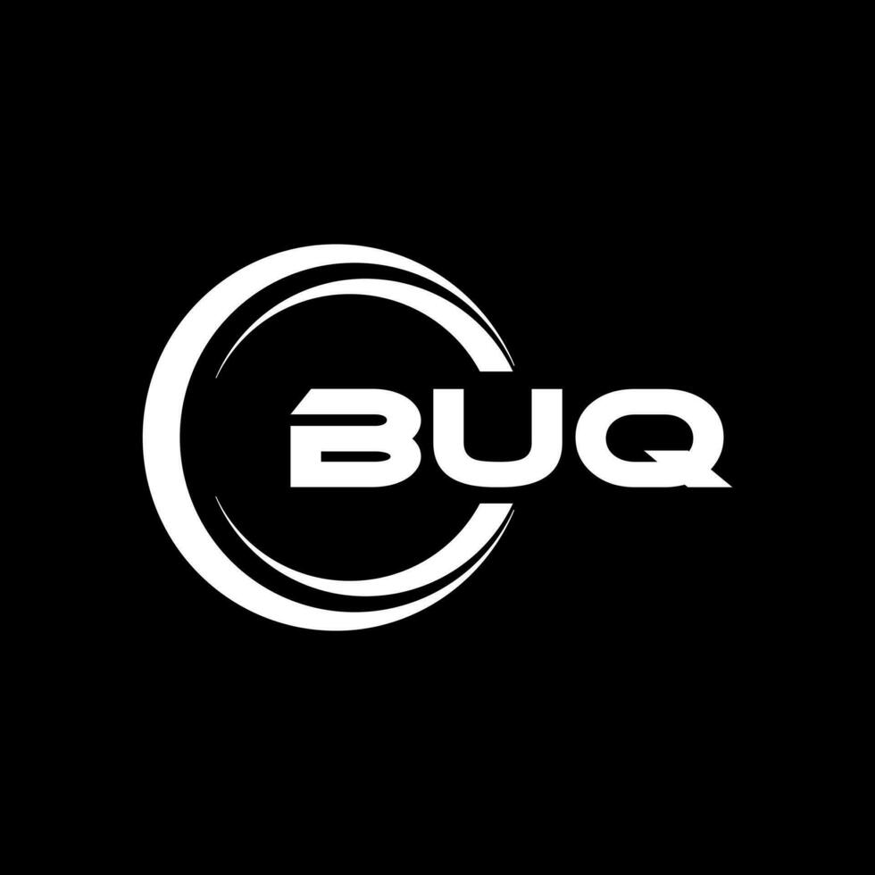 buq logo conception, inspiration pour une unique identité. moderne élégance et Créatif conception. filigrane votre Succès avec le frappant cette logo. vecteur