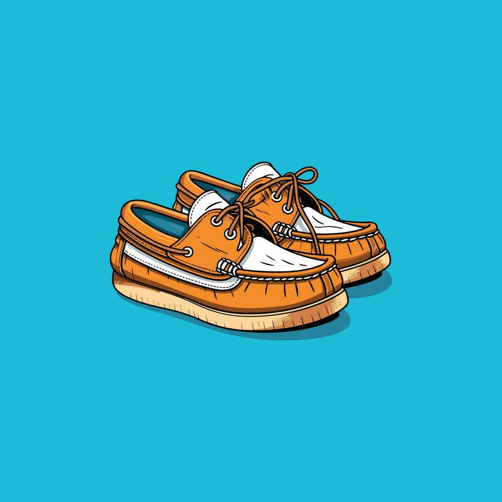 mocassins vecteur agrafe art illustration