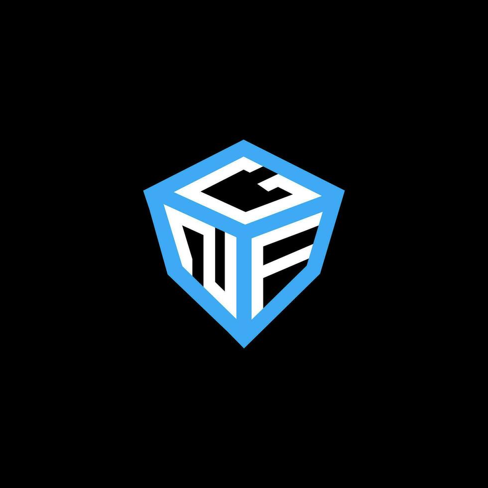 gnf lettre logo vecteur conception, gnf Facile et moderne logo. gnf luxueux alphabet conception