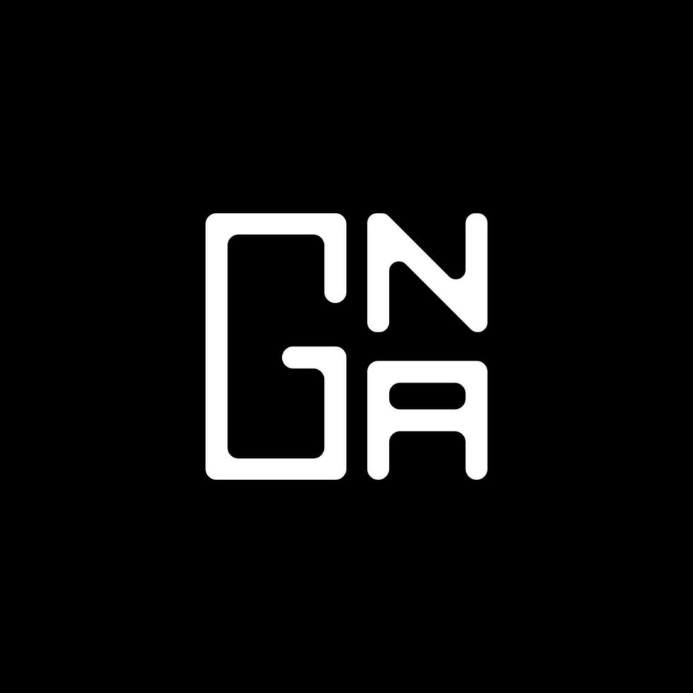 gna lettre logo vecteur conception, gna Facile et moderne logo. gna luxueux alphabet conception