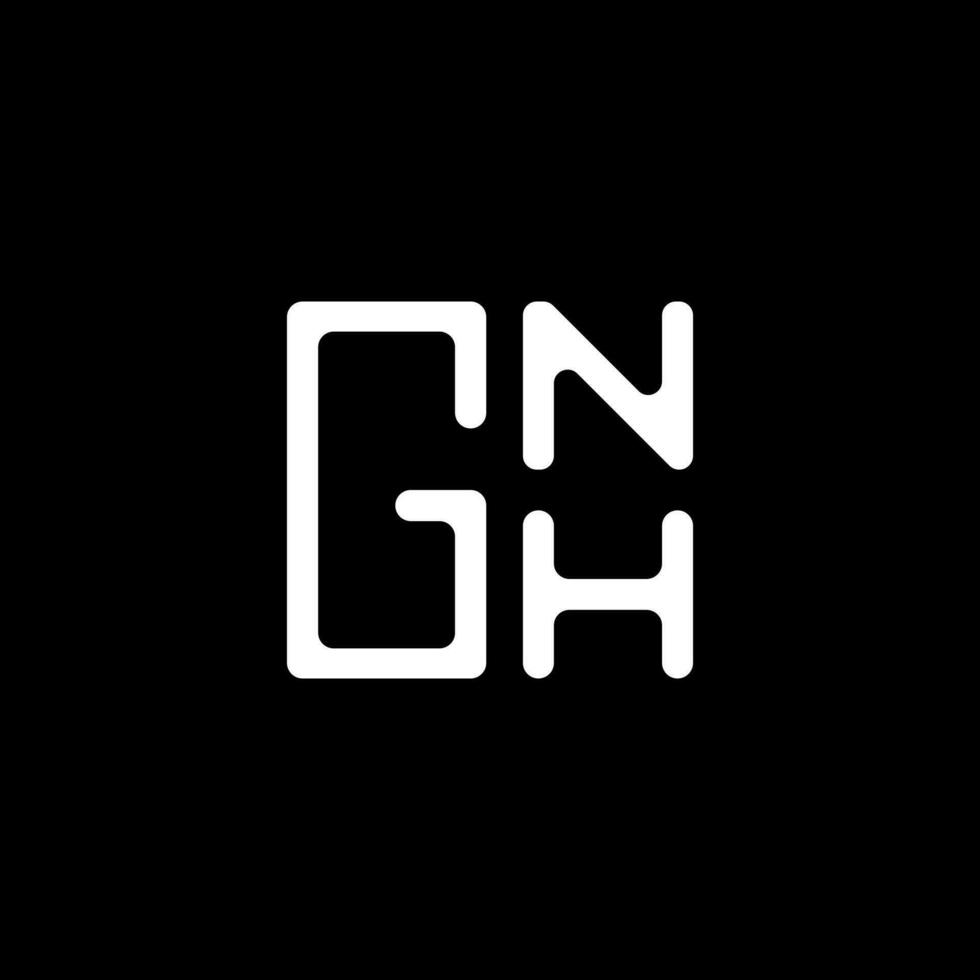 gnh lettre logo vecteur conception, gnh Facile et moderne logo. gnh luxueux alphabet conception