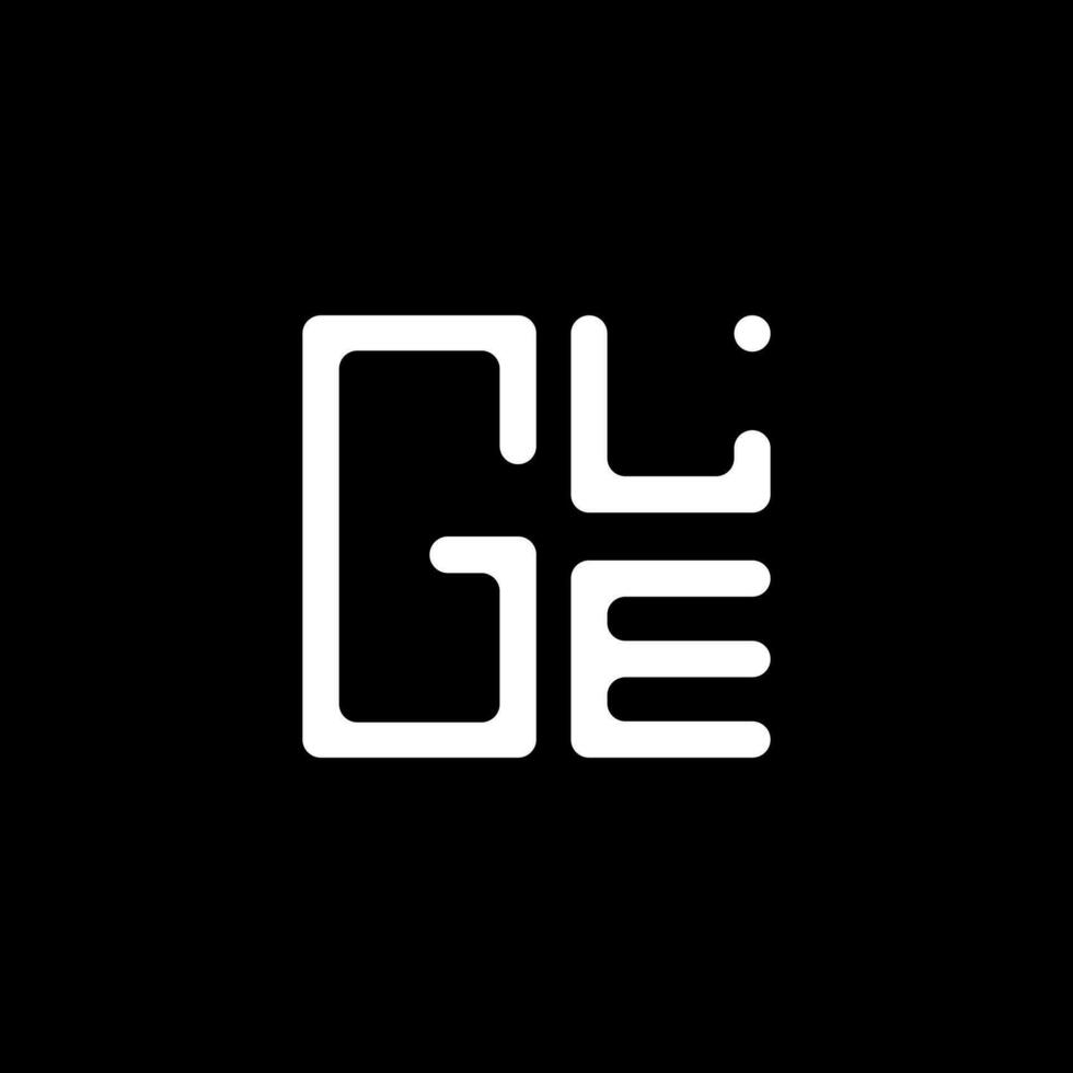 gle lettre logo vecteur conception, gle Facile et moderne logo. gle luxueux alphabet conception