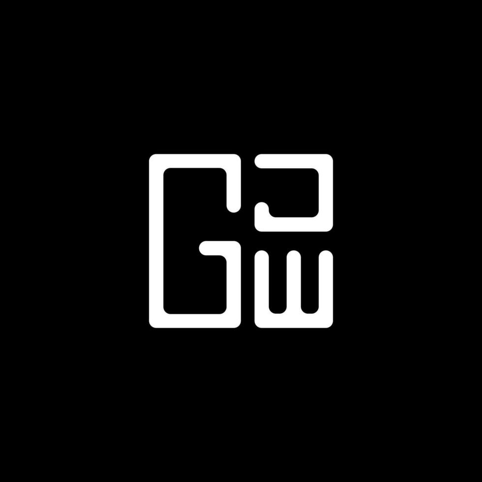 gjw lettre logo vecteur conception, gjw Facile et moderne logo. gjw luxueux alphabet conception