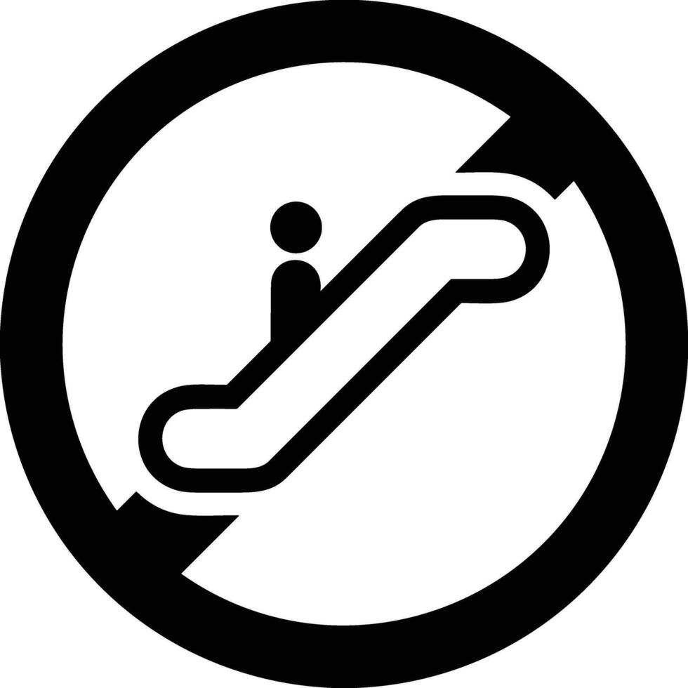 escaliers en haut escalier mécanique icône symbole image vecteur. illustration de en haut isolé Succès concept conception image. vecteur