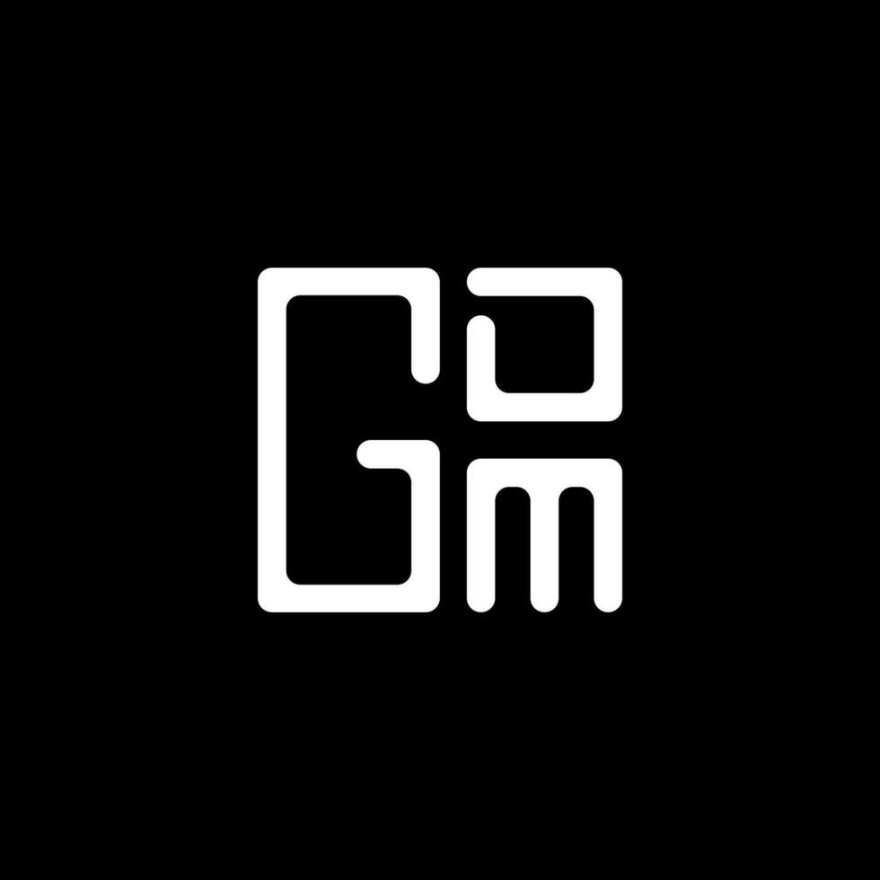 gdm lettre logo vecteur conception, gdm Facile et moderne logo. gdm luxueux alphabet conception