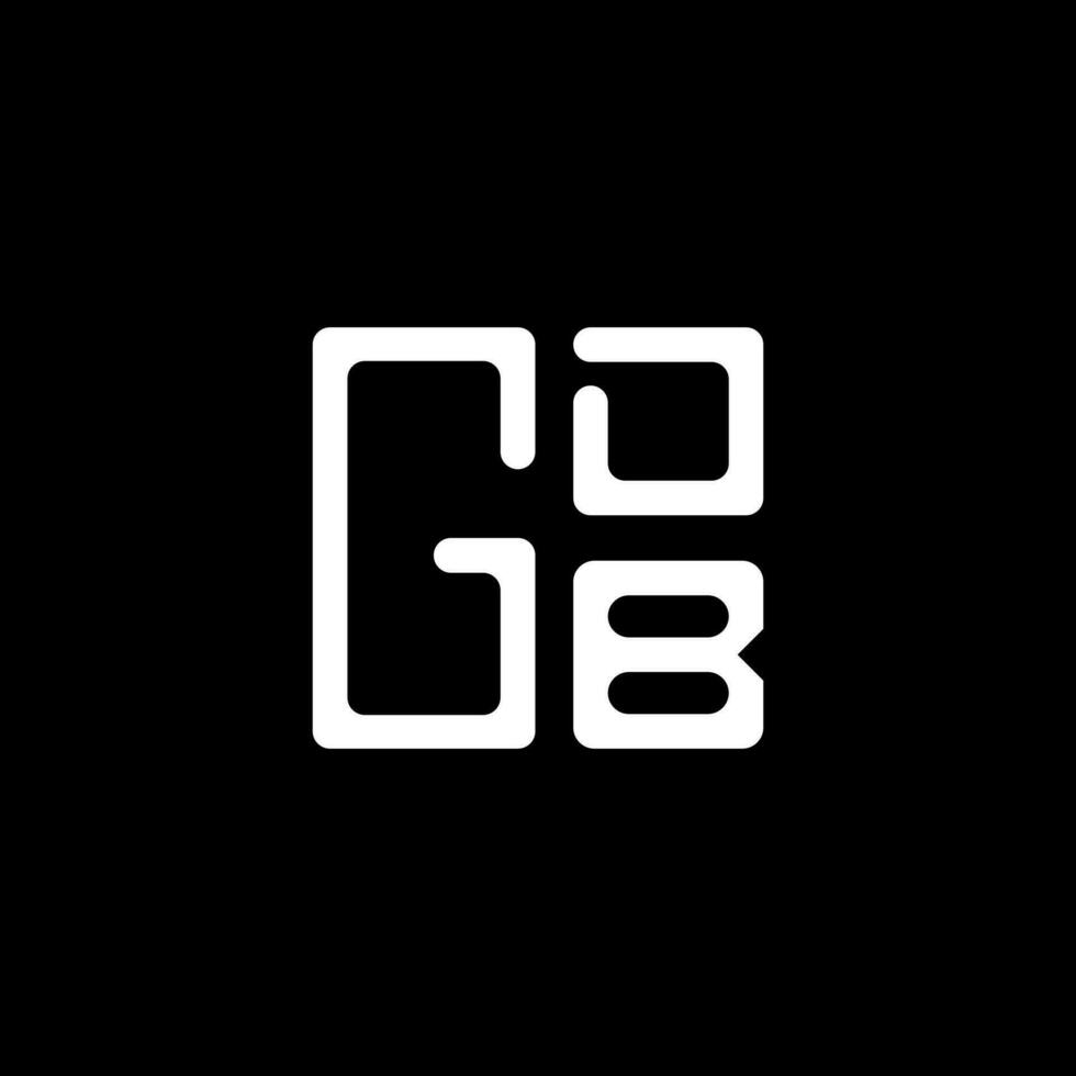 gdb lettre logo vecteur conception, gdb Facile et moderne logo. gdb luxueux alphabet conception