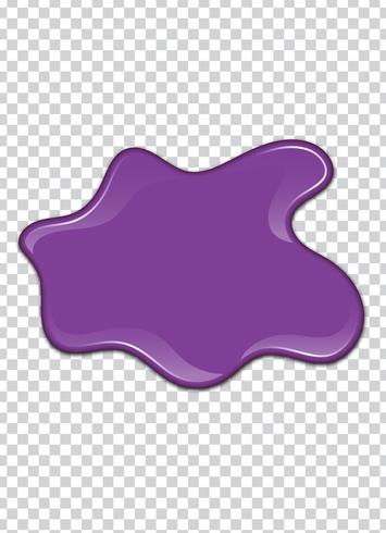 splash vector violet avec fond de transparence