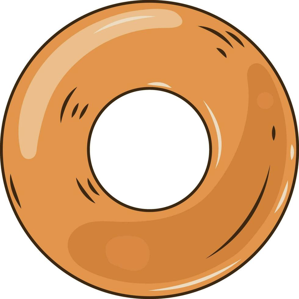 sucré Donut dessin animé pain illustration graphique élément art carte vecteur