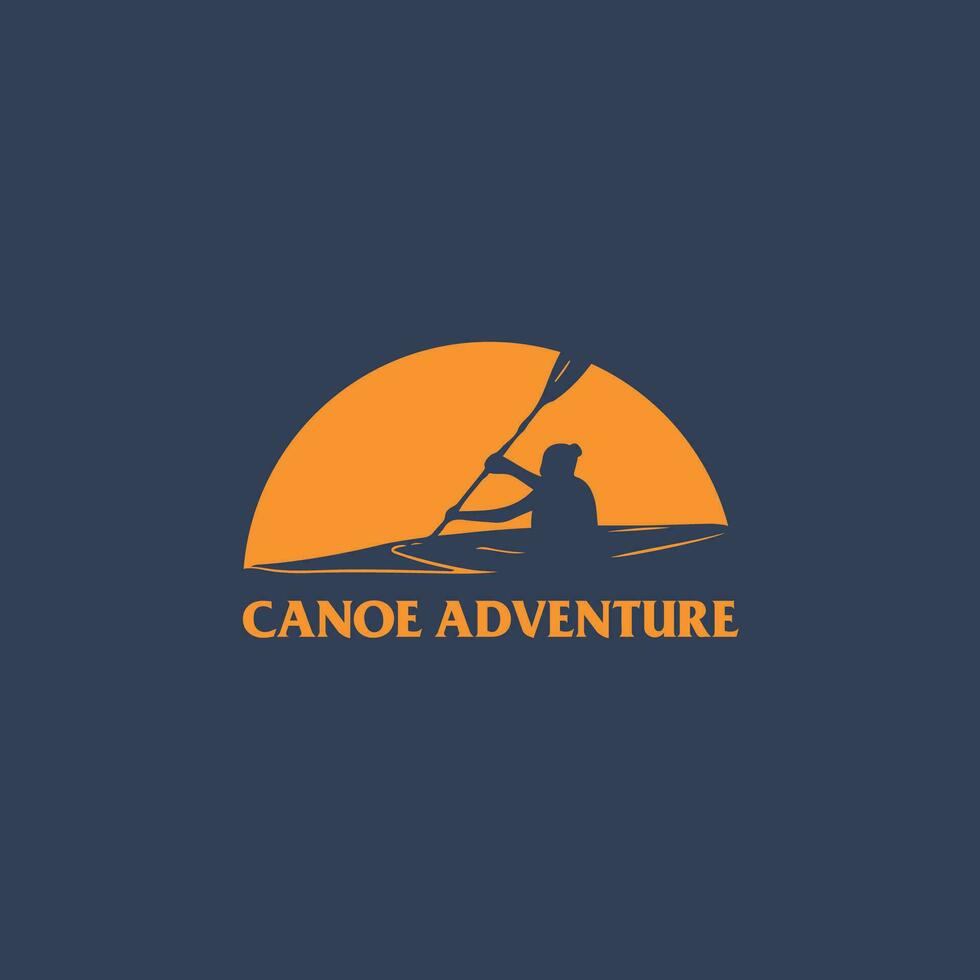 canoë logo vecteur