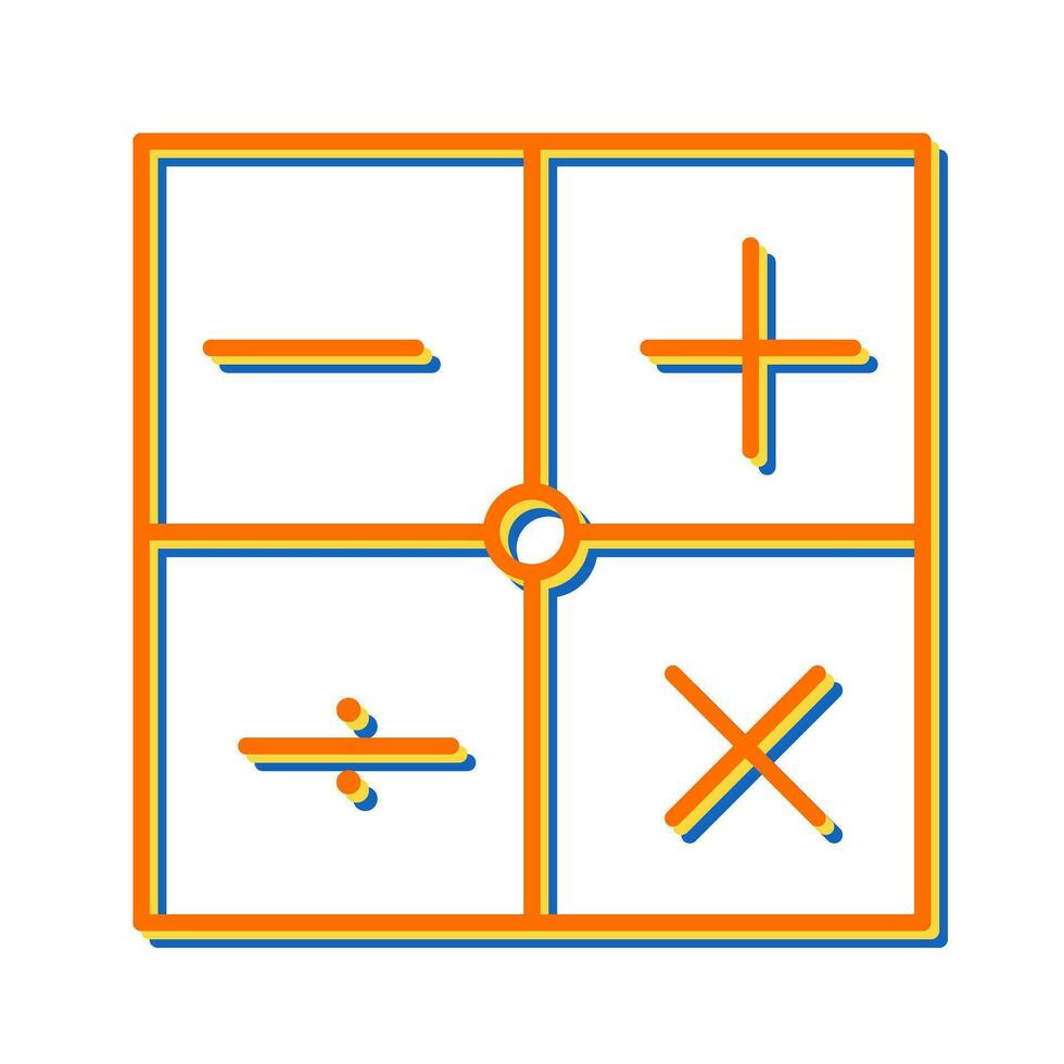 icône de vecteur de symboles mathématiques