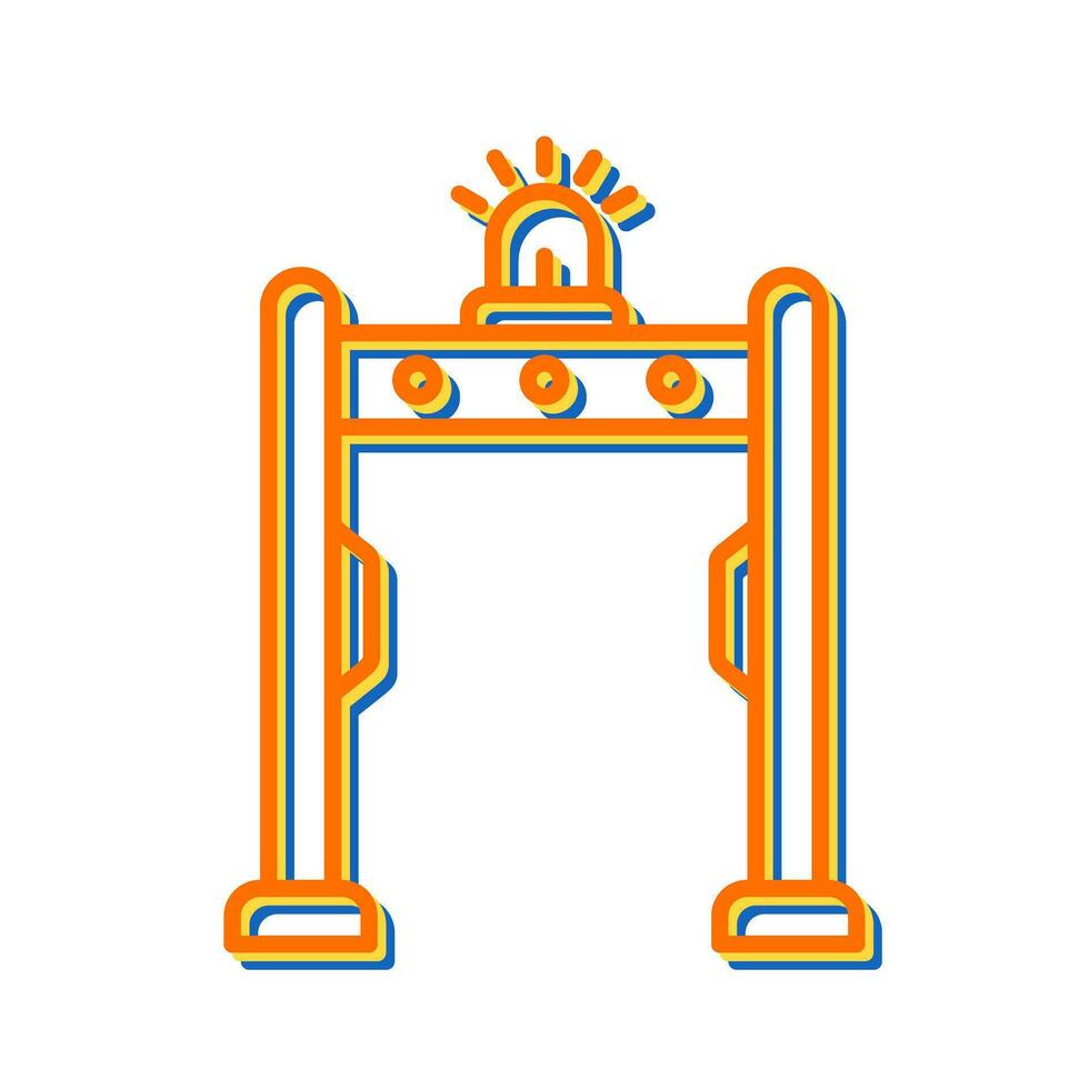 icône de vecteur de détecteur de métaux