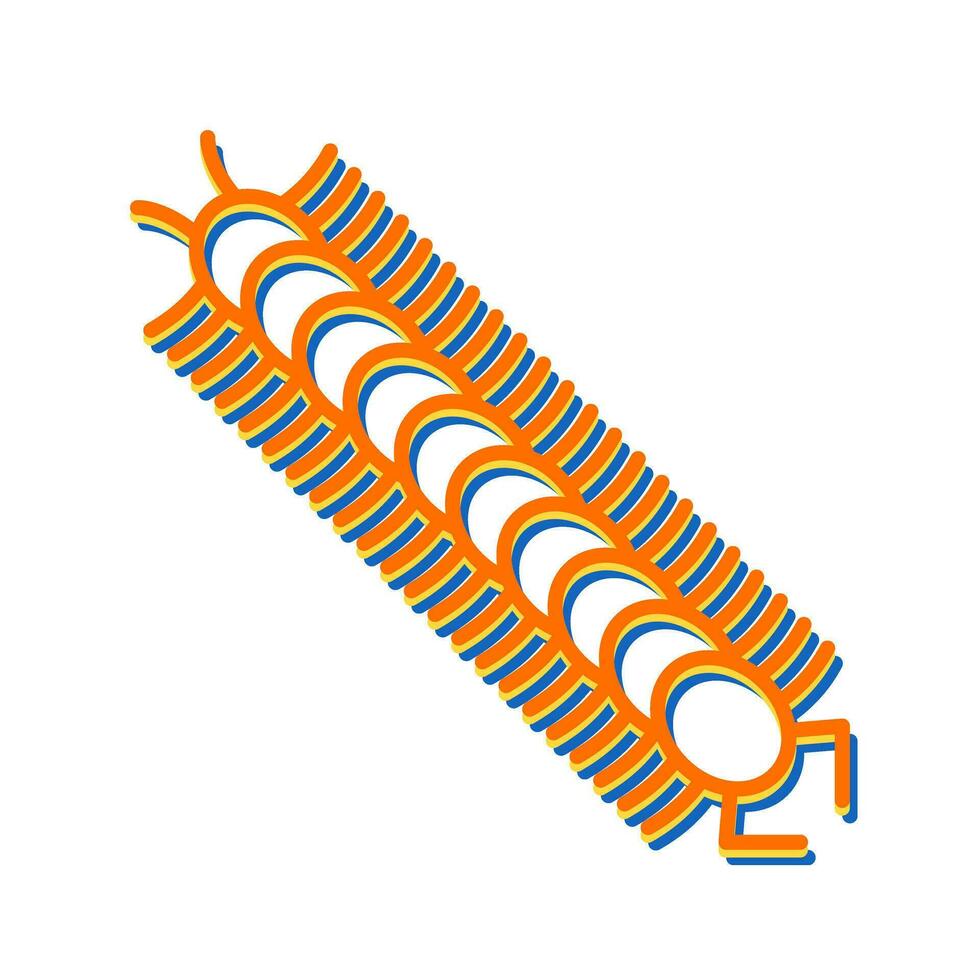 icône de vecteur de mille-pattes