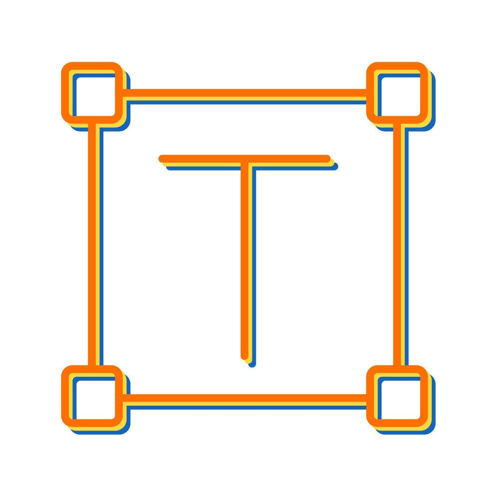 icône de vecteur de texte